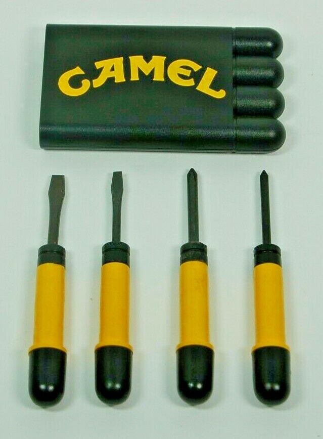 NOS Vintage Camel Cigarettes Screwdriver Set NEW 