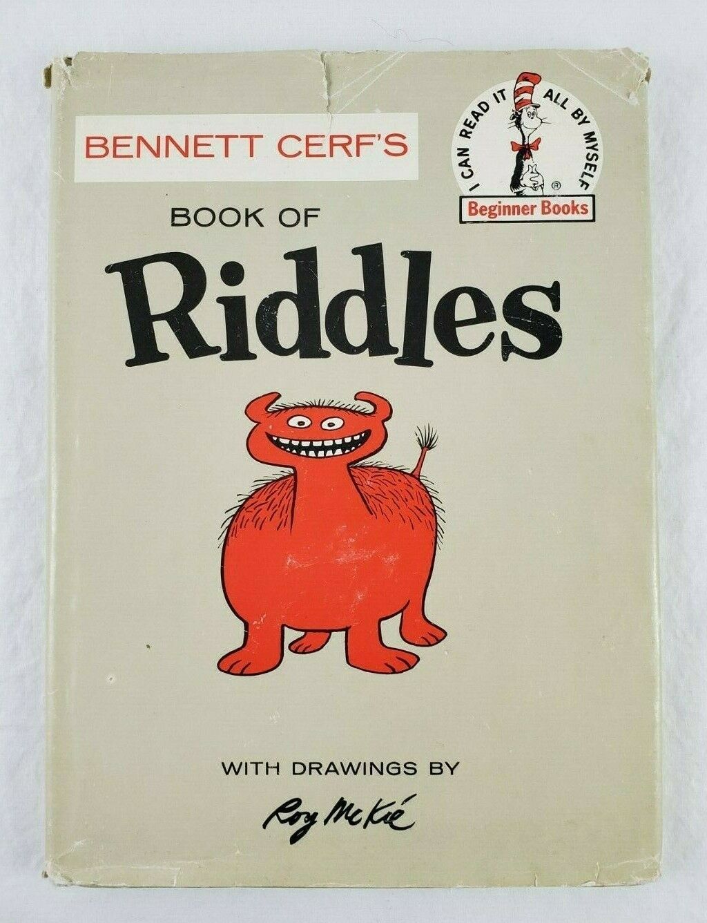 1960 Bennett Cerf\'s Book of Riddles Drawing By Roy McKie Dr Seuss Beginner Book