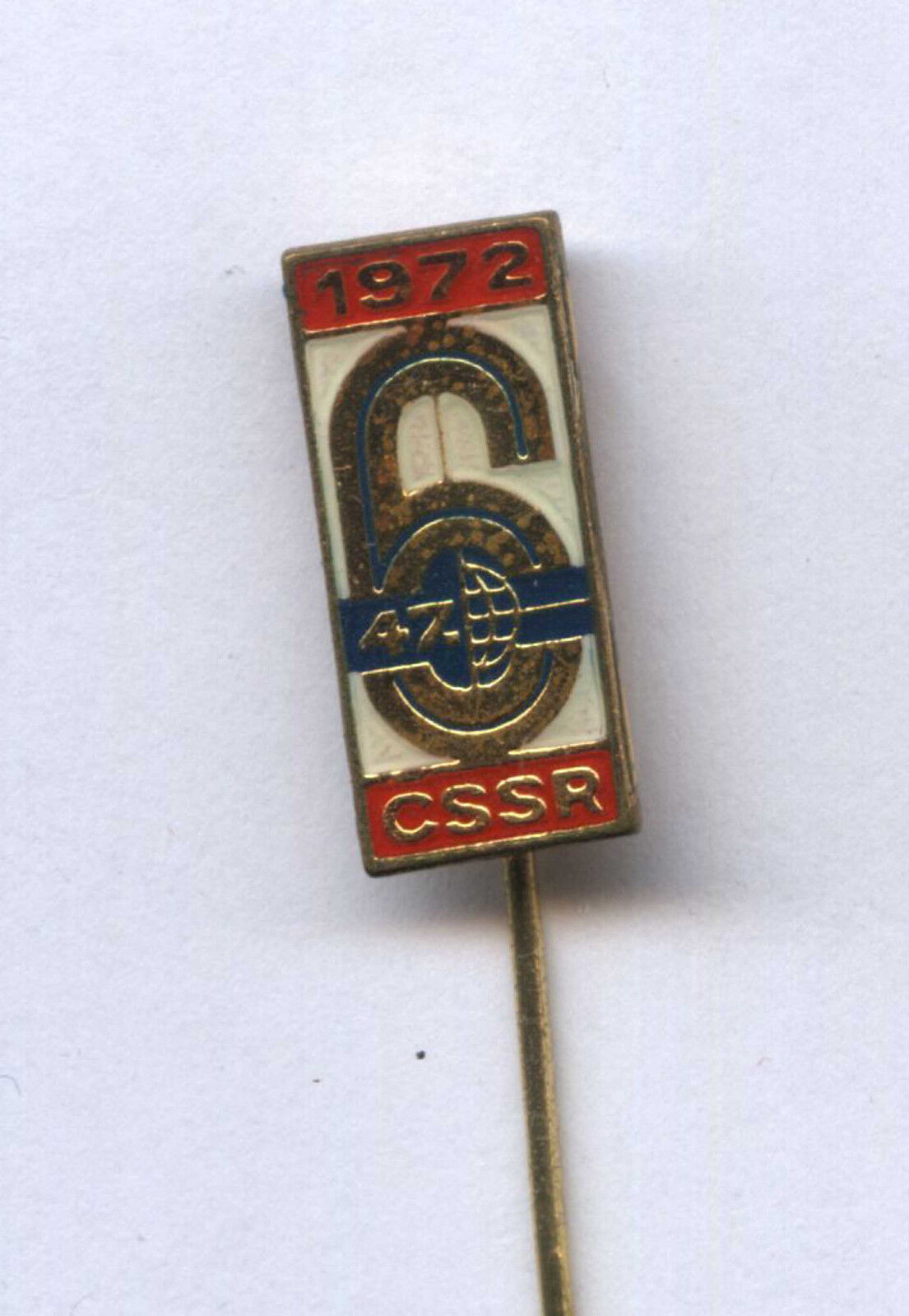 47th ISDT CZECHOSLOVAKIA 1972 Six Days ENDURO Motorcycle PIN Badge ISDE FIM pin
