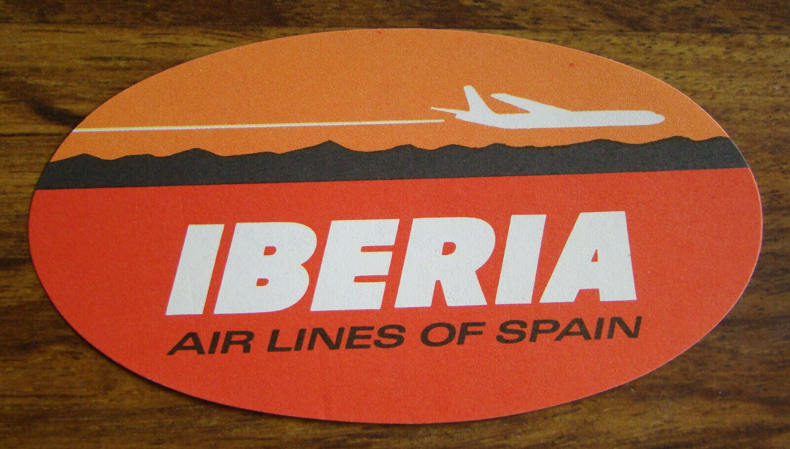 Iberia Air Lines Luggage Sticker Spain airlines