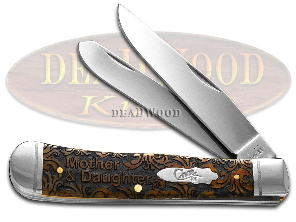Case xx Knives Mother Daughter Trapper 1/500 Stainless Pocket Knife 58182MD