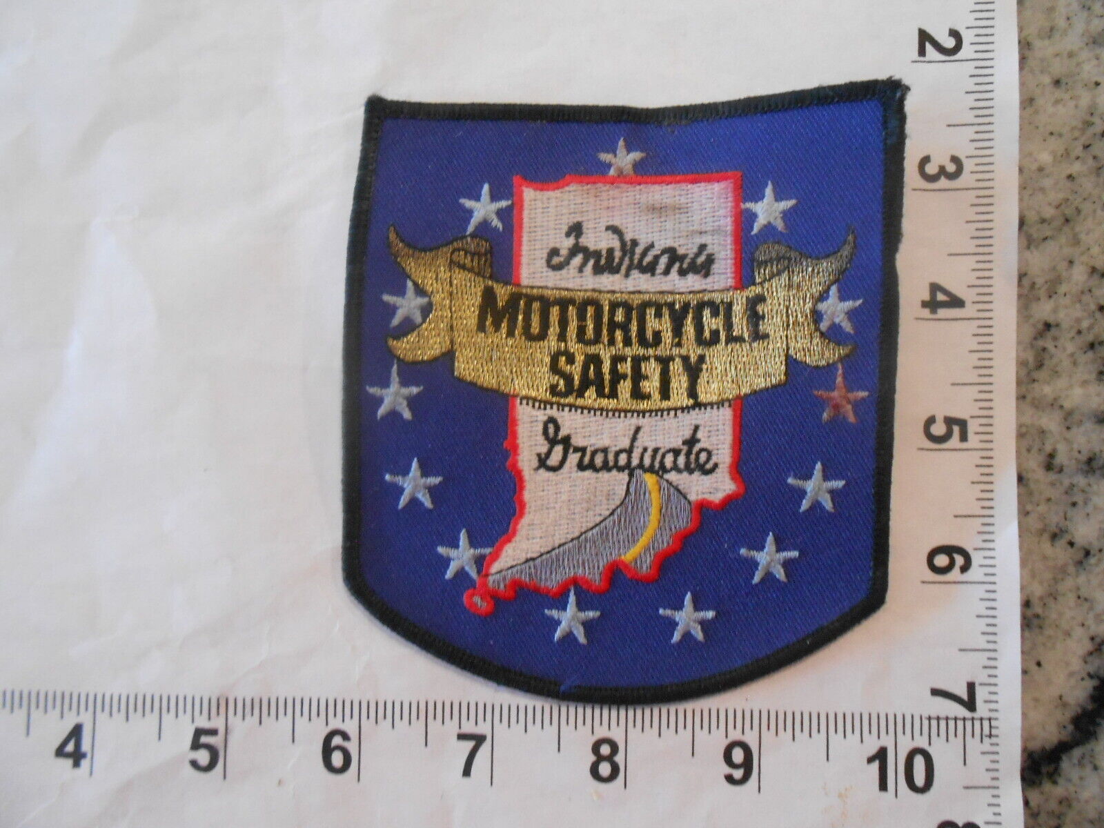 INDIANA MOTORCYCLE SAFETY GRADUATE PATCH   