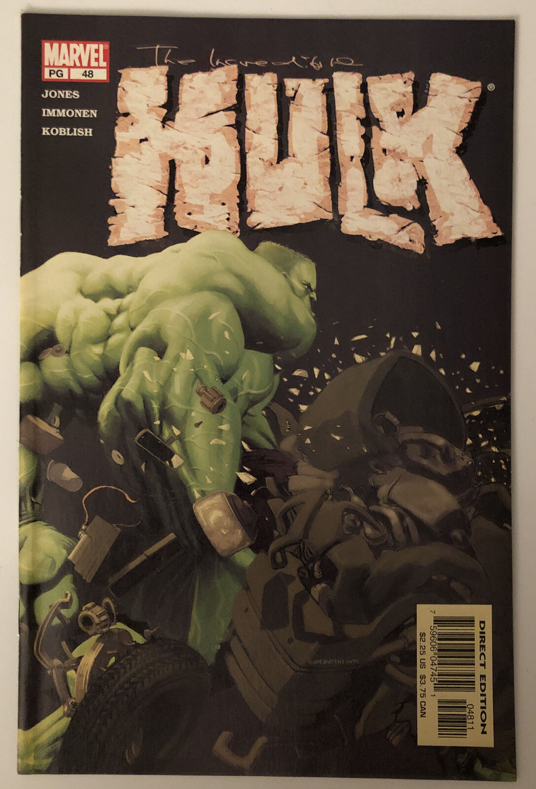 Incredible Hulk #48; Jones Story, Immonen Art; Andrews Cover; Dragon’s Lair Ad