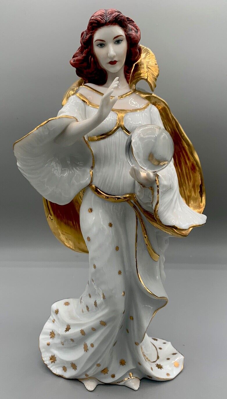 Franklin Mint Victoria Oldham‘s DESTINY Porcelain Sorceress Figure 