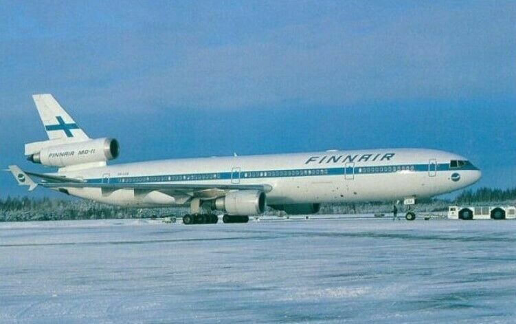 Finnair MD-11 OH-LGA postcard