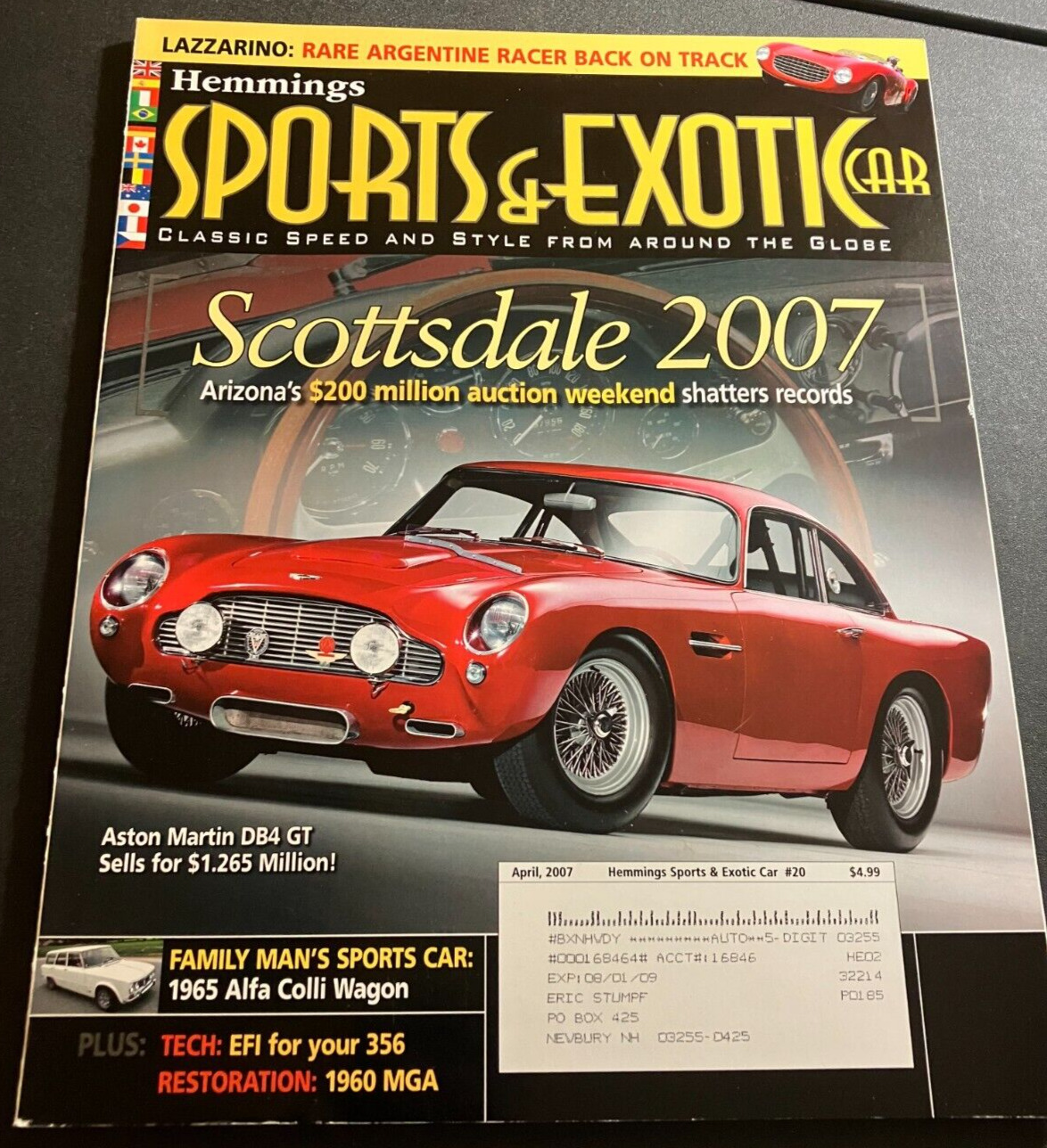 Hemmings Sports & Exotic Car Magazine Vol 2 Issue 8 - Aston Martin, Ferrari, VW