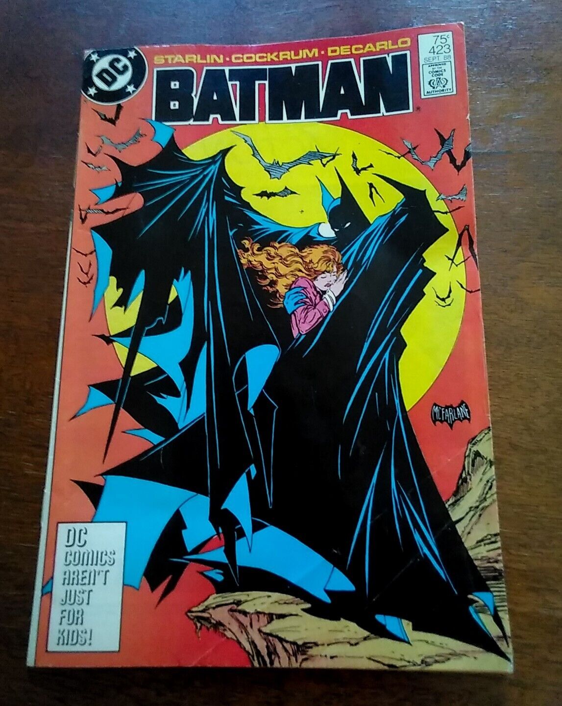 Batman #423 Third Print Iconic Classic McFarlane Cover DC Comics 1988 3rd Print
