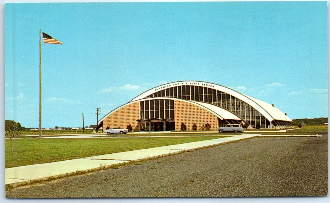 Postcard - Wicomico Youth & Civic Center - Salisbury, Maryland