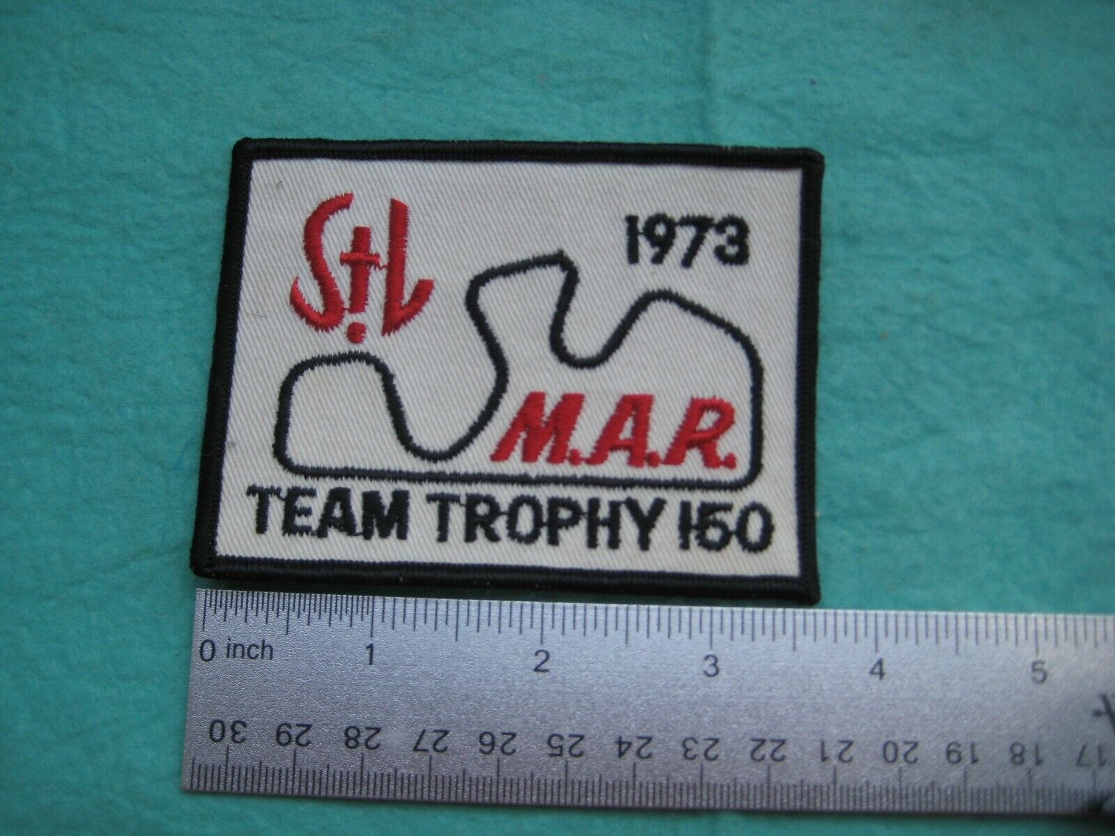 Vintage Saint Louis MO M.A.R.Team Trophy 150 1973  Racing S.C.C.A.  Patch 