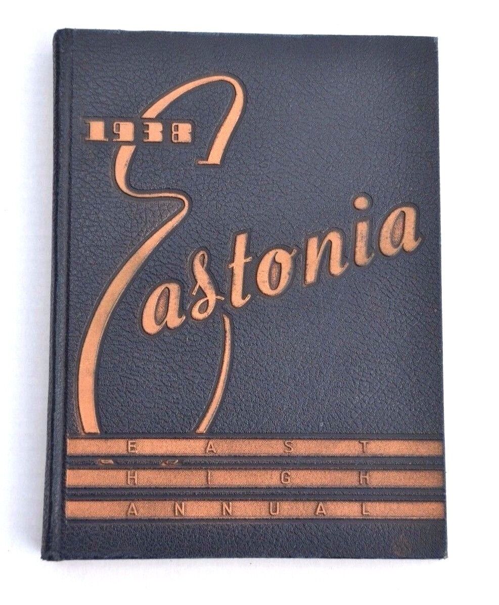 1938 East High School Year Book EASTONIA Salt Lake City Utah 