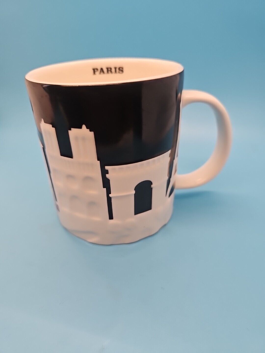 Starbucks Paris France 3D Relief 2011 Collector Series Coffee Mug 16oz