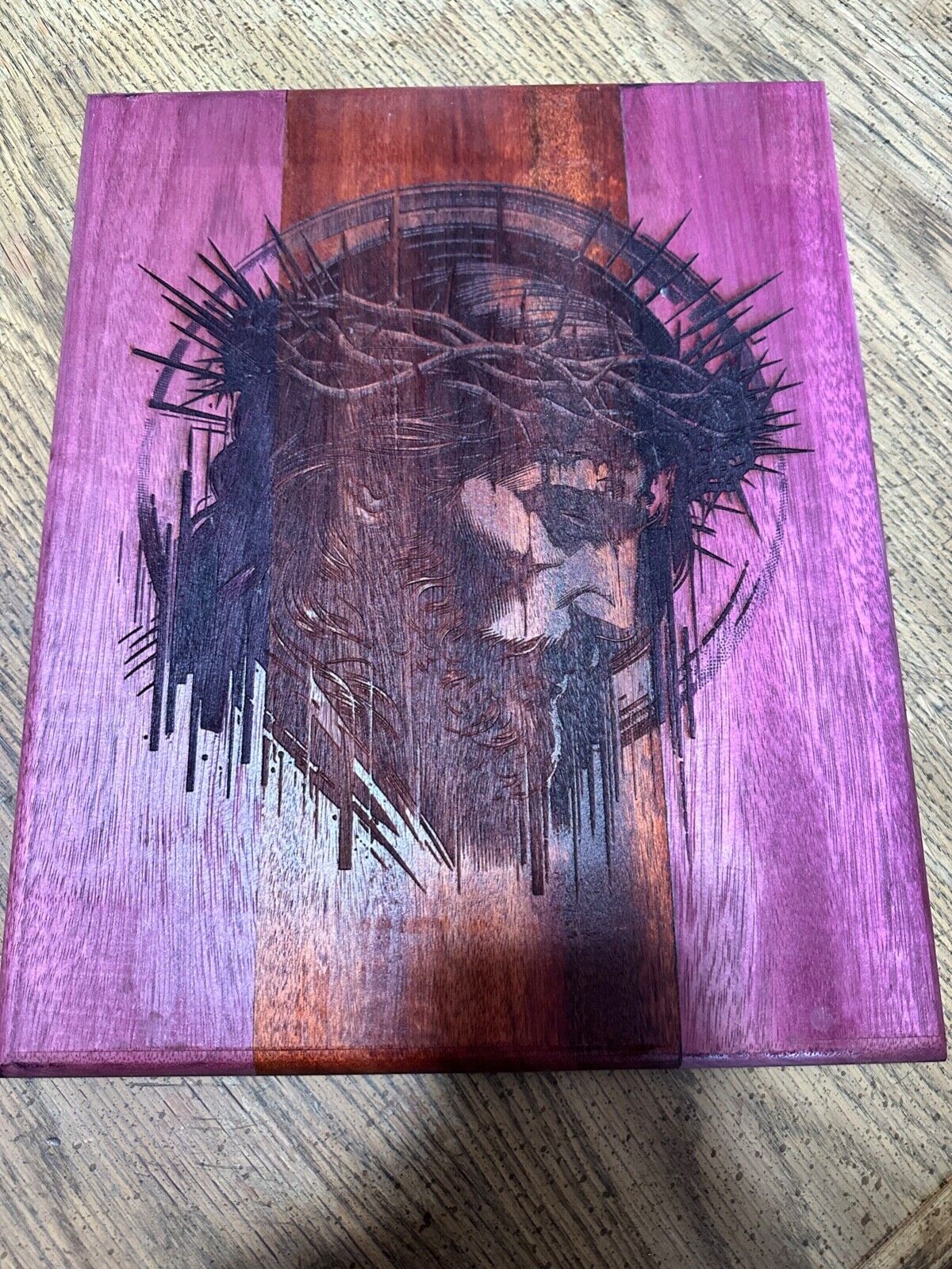 decorative Jesus plaque. 12in X 15in. 