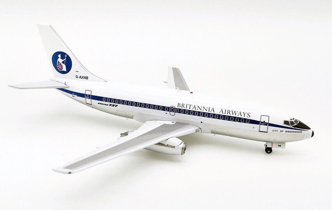 ARD2069 Britannia Airways Boeing 737-200 G-AXNB Diecast 1/200 Jet Model Airplane