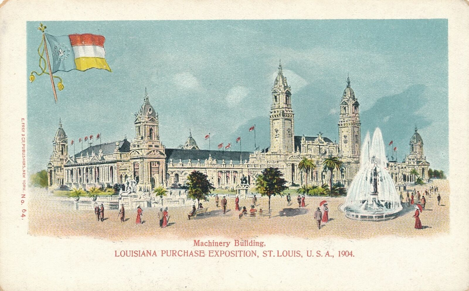 1904 Louisiana Purchase Exposition Machinery Building - udb
