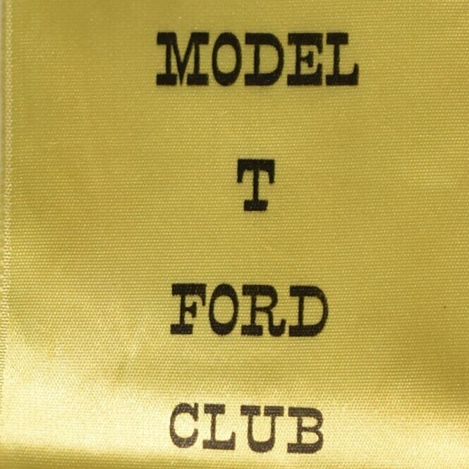 1961 Ford Model T Club Antique Car Show Overnight Tour Angola Indiana Ribbon