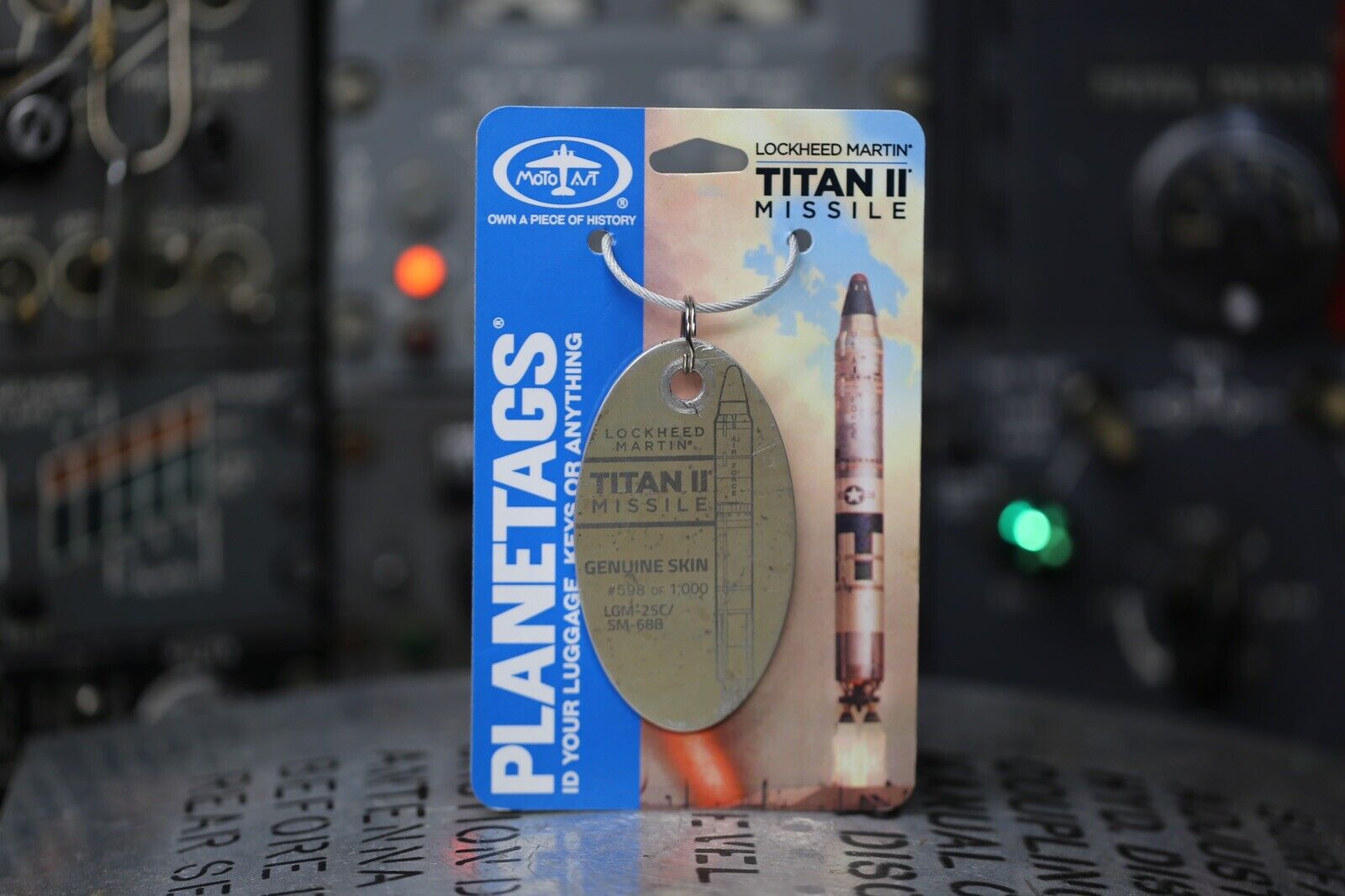 Planetags Titan II Missile Tag Planetag #598