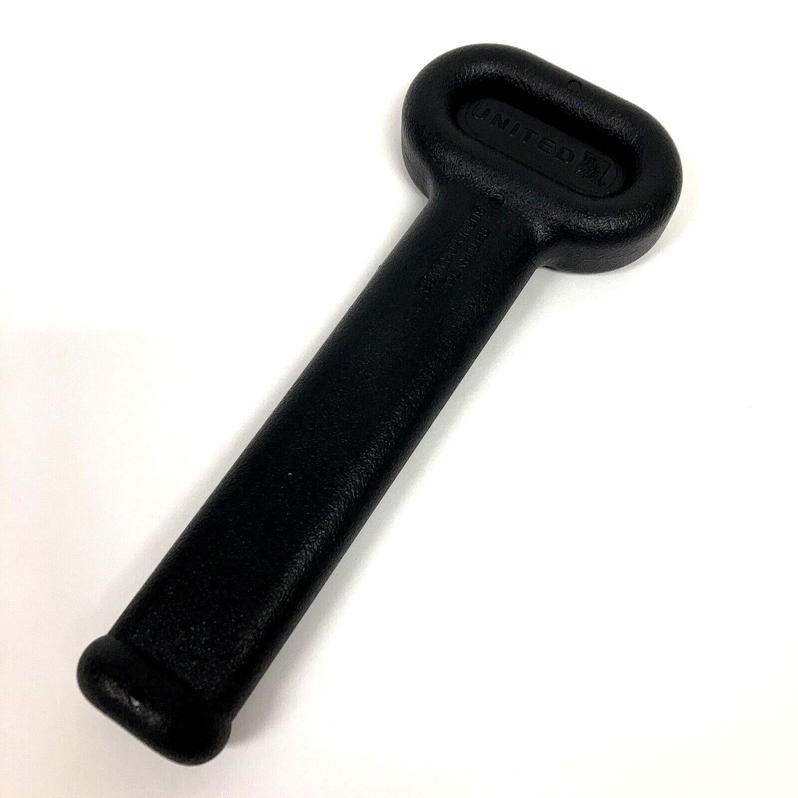 United Airlines Ice Hammer Mallet for Drinks Black Plastic Aviation Collectible