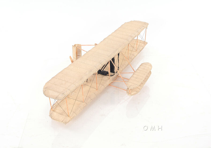 Wright Brothers 1903 Flyer 1 Airplane Metal & Canvas Model 33\