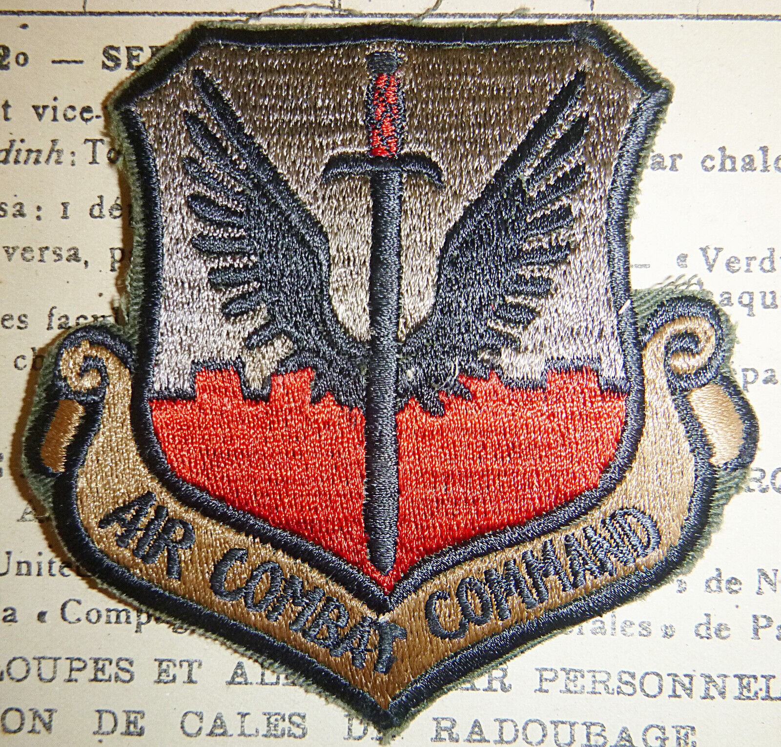 FLIGHT PATCH - Air Combat Command - 1990\'s - US AIR FORCE - USAF - V.432
