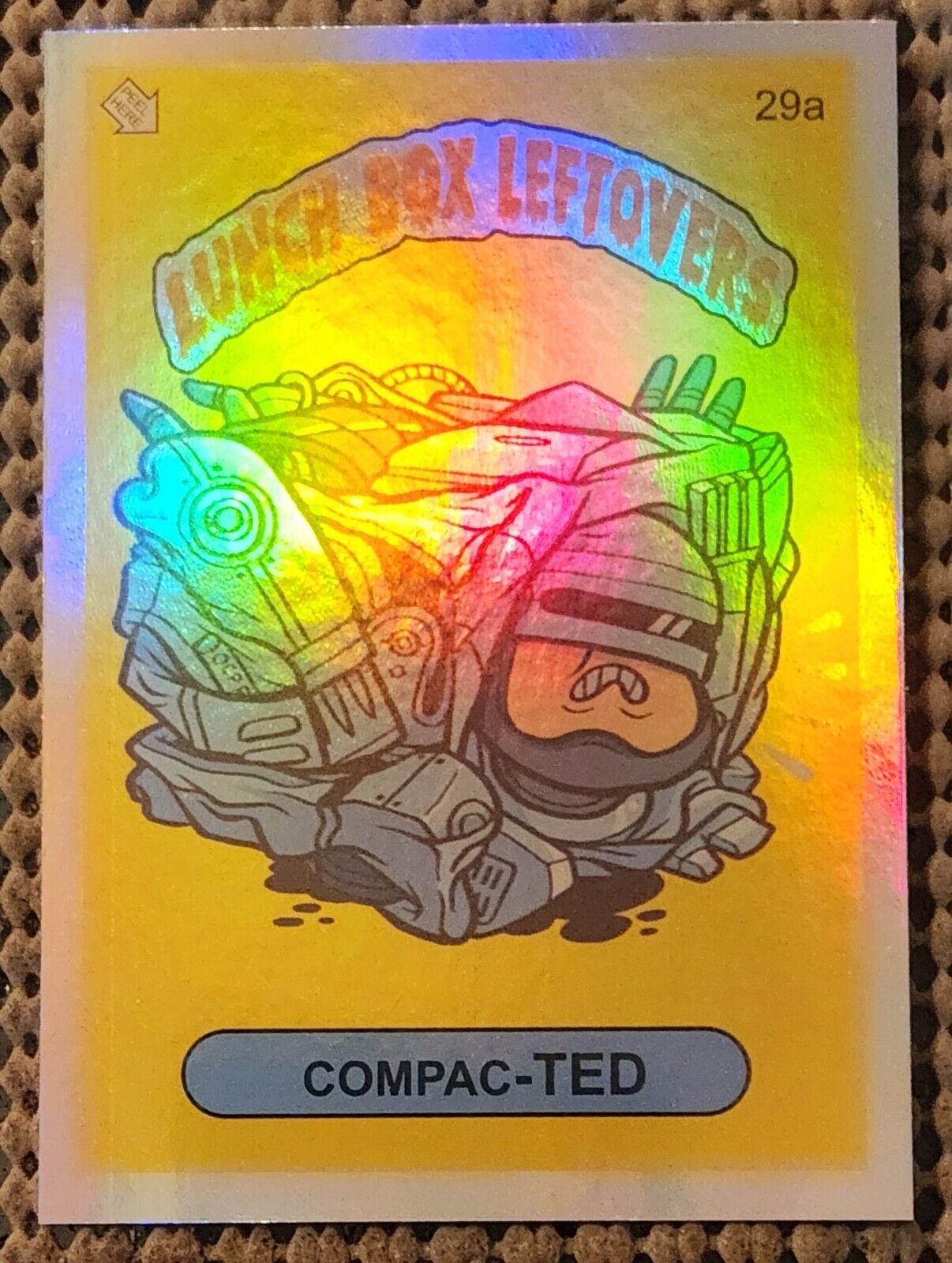 COMPAC-TED 2018 SSFC LUNCH BOX LEFTOVERS RAINBOW FOIL CHASE #29a SP LBLO ROBOCOP