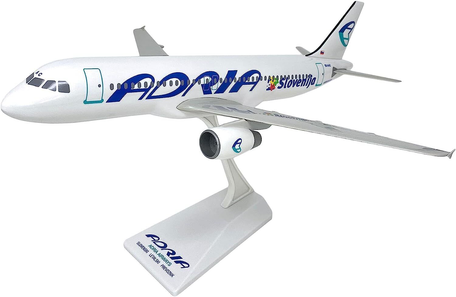 Flight Miniatures Adria Airways Airbus A320-200 Desk Top 1/100 Model Airplane
