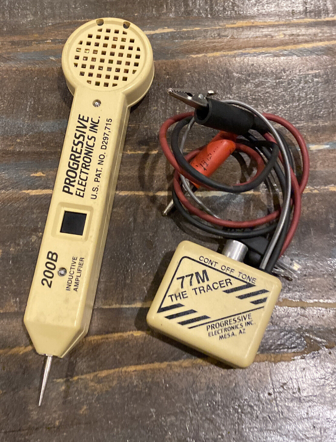 Inductive Amplifier 200B Progressive Electronics NEDA Type 1604 w/77M tracer