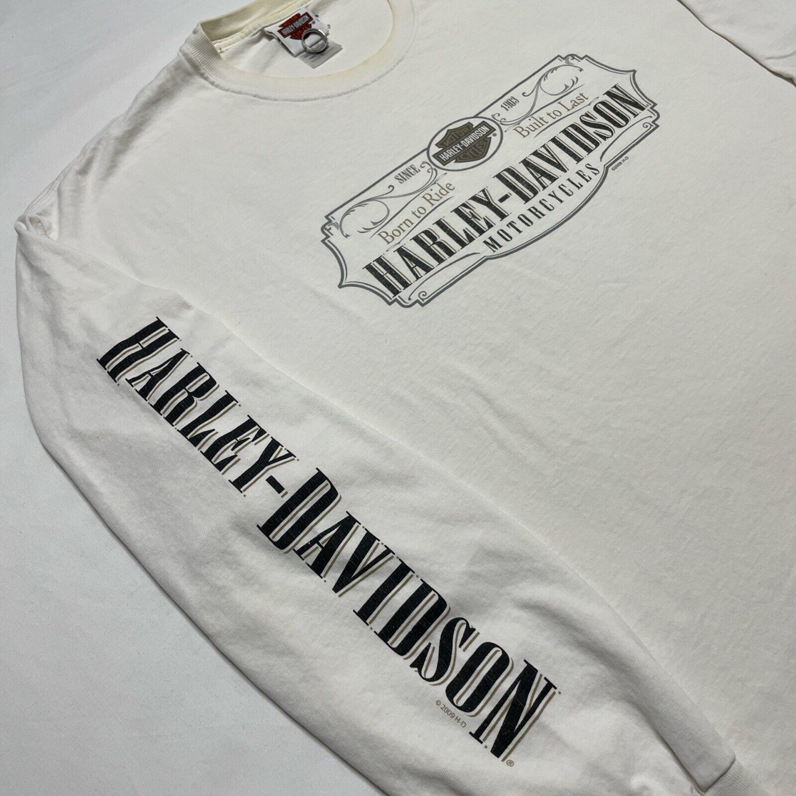 Vintage 00’s Tribal/Affliction Type Harley Davidson Oklahoma T-shirt