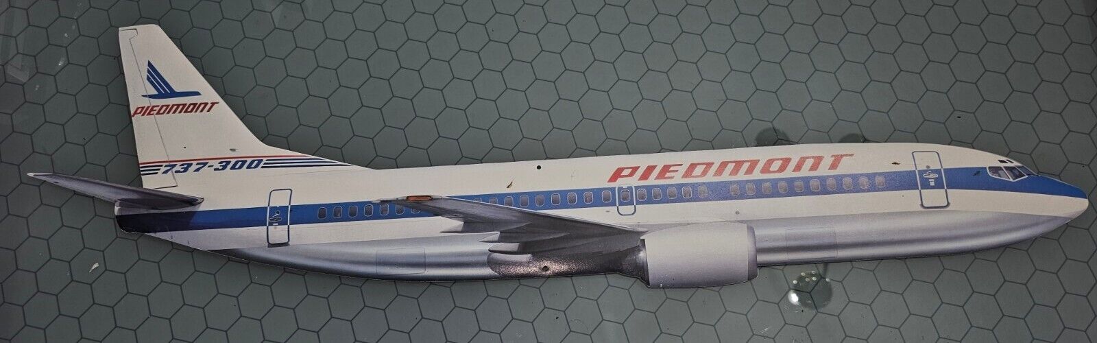 Vintage Piedmont Promotional 2d Plane Rare  29 Inches Tip To Tip