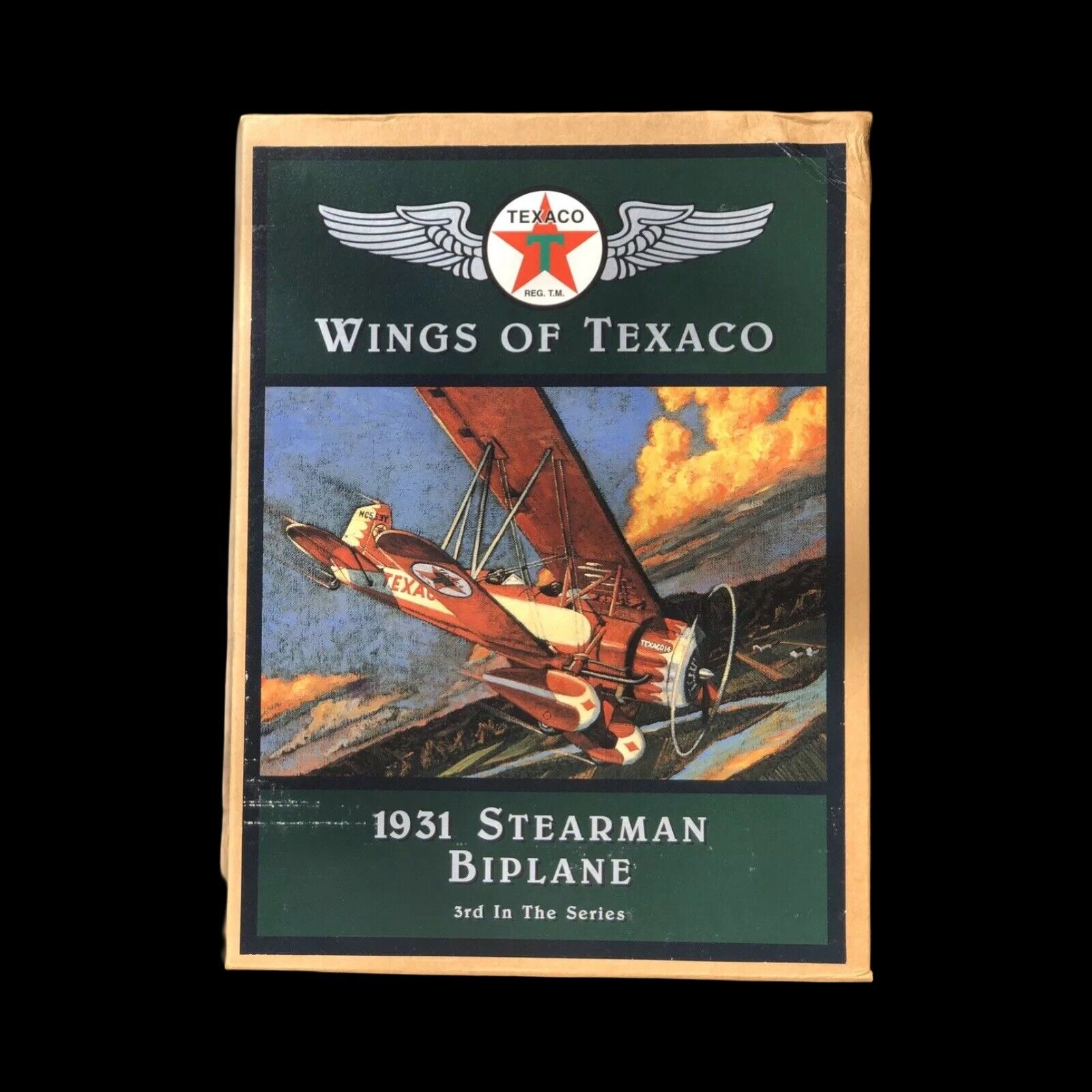 *Limited Edition* Wings of Texaco #3: 1931 Stearman Biplane Airplane Bank