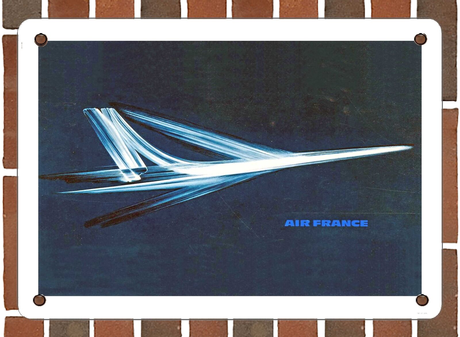 METAL SIGN - 1964 French Airline - 10x14 Inches