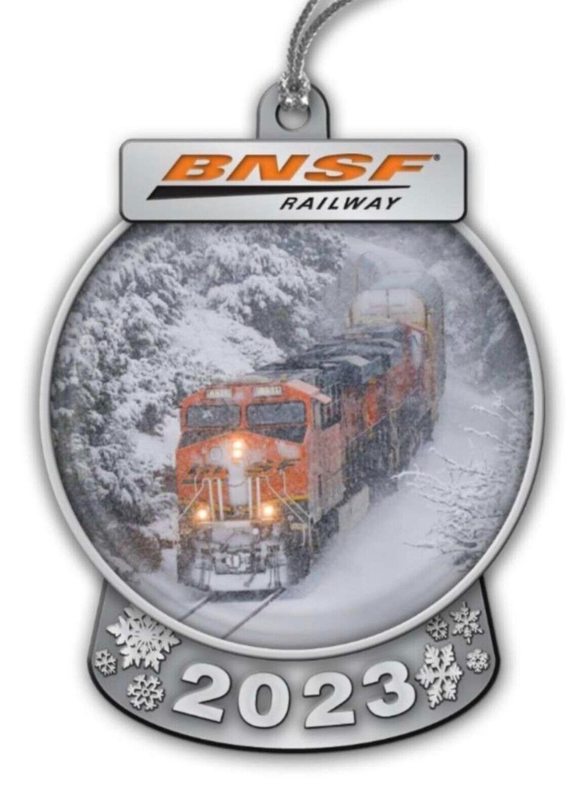 Burlington Northern & Santa Fe Railroad BNSF TRAIN 2023  ORNAMENT Free S/H