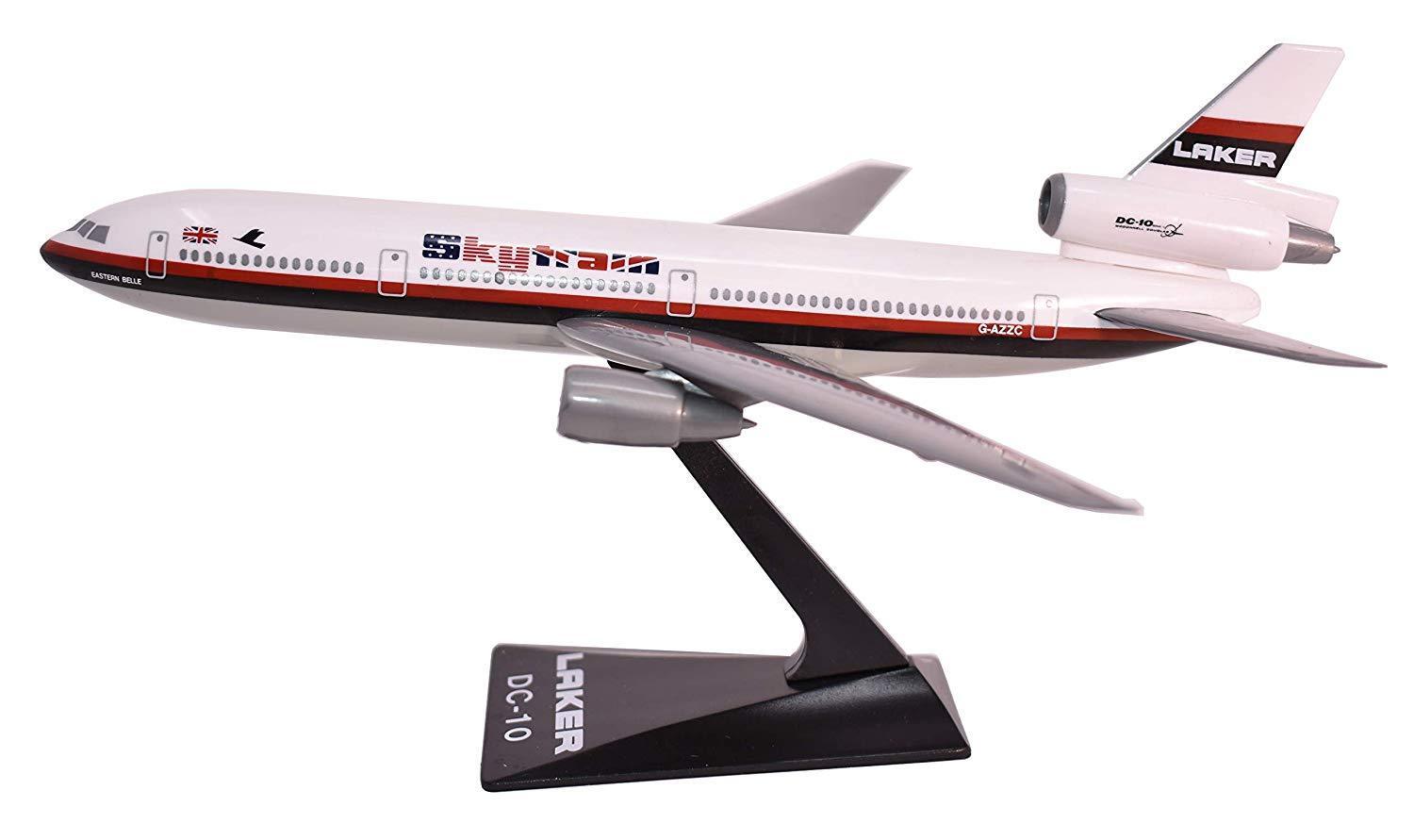 Flight Miniatures Laker Airways Skytrain DC-10 Desk Display Model 1/250 Airplane