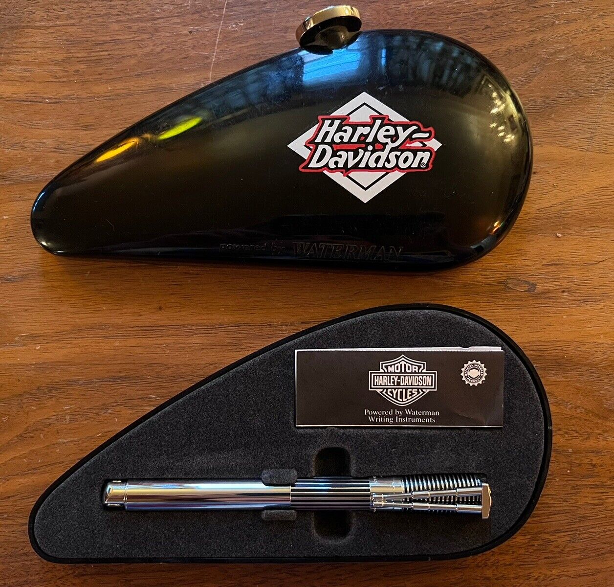 Harley Davidson  Ballpoint Pen with Motorcycle Gas Tank Shovel Head