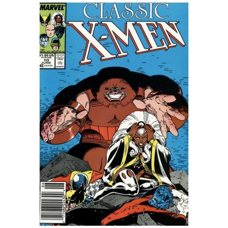 Classic X-Men #10 Newsstand in Near Mint minus condition. Marvel comics [d{