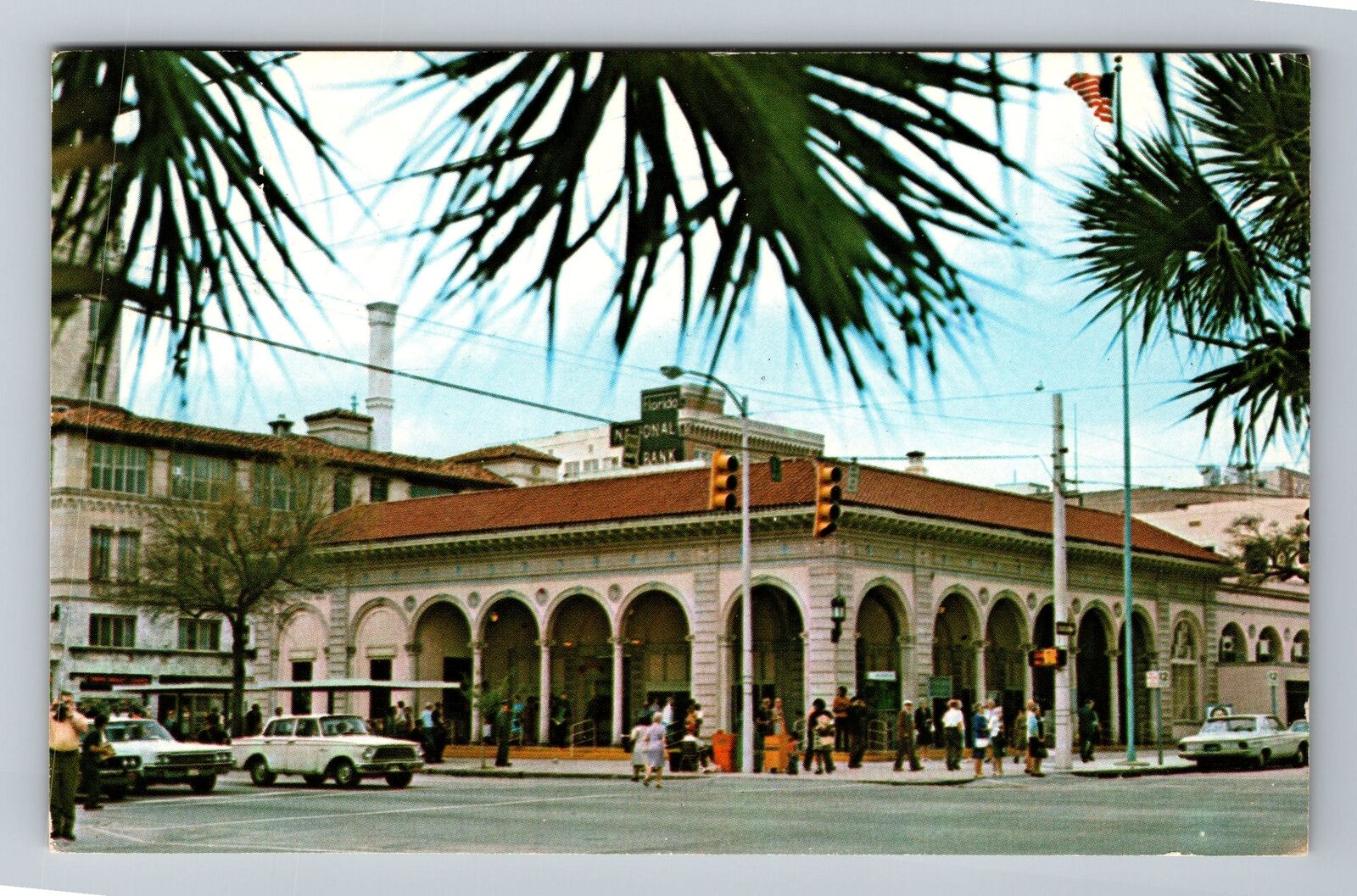 St Petersburg FL-Florida, The Open Air Post Office, Vintage c1977 Postcard