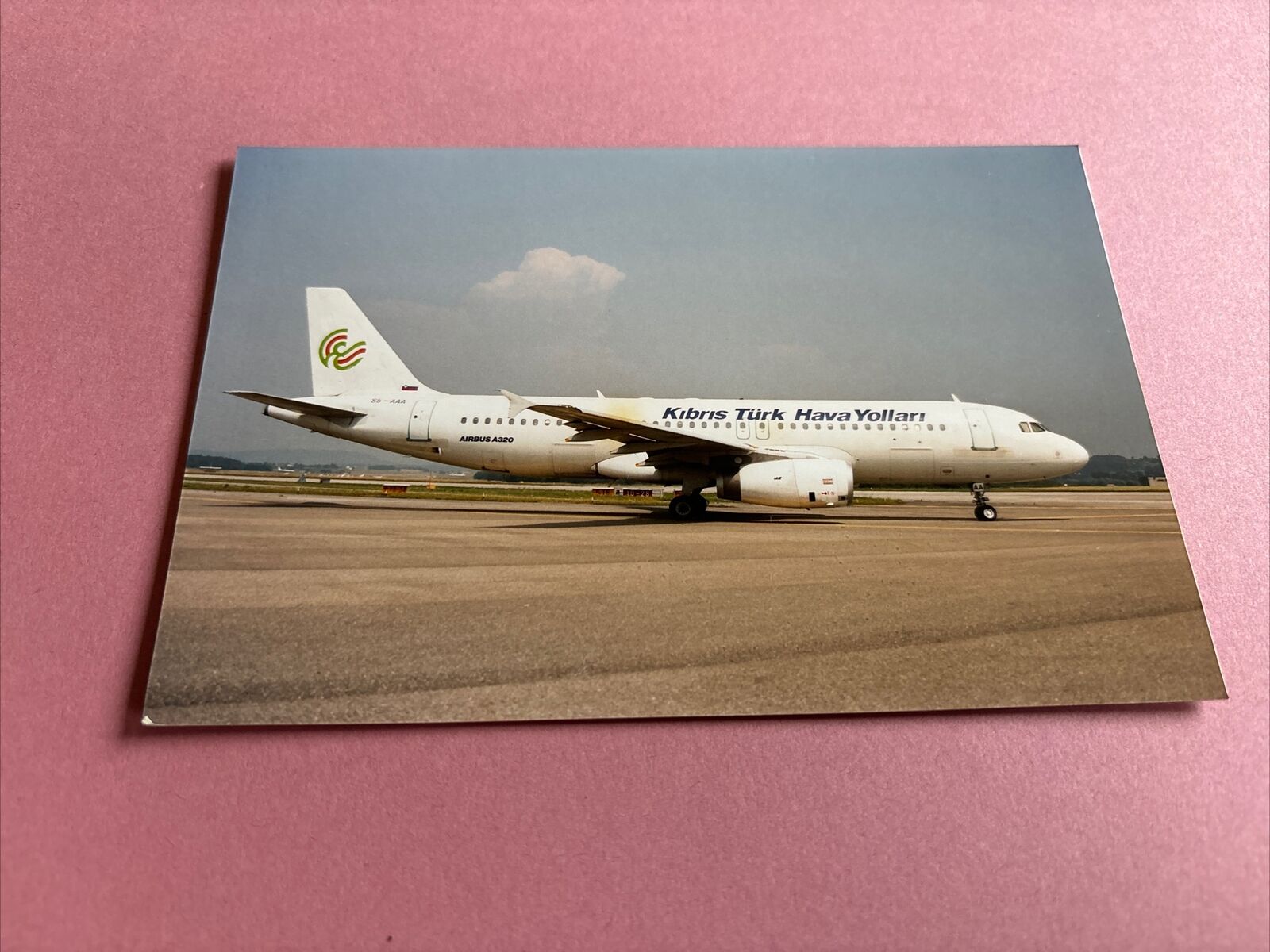 Cyprus Turkish Airlines Airbus A320 S5-AAA colour photograph