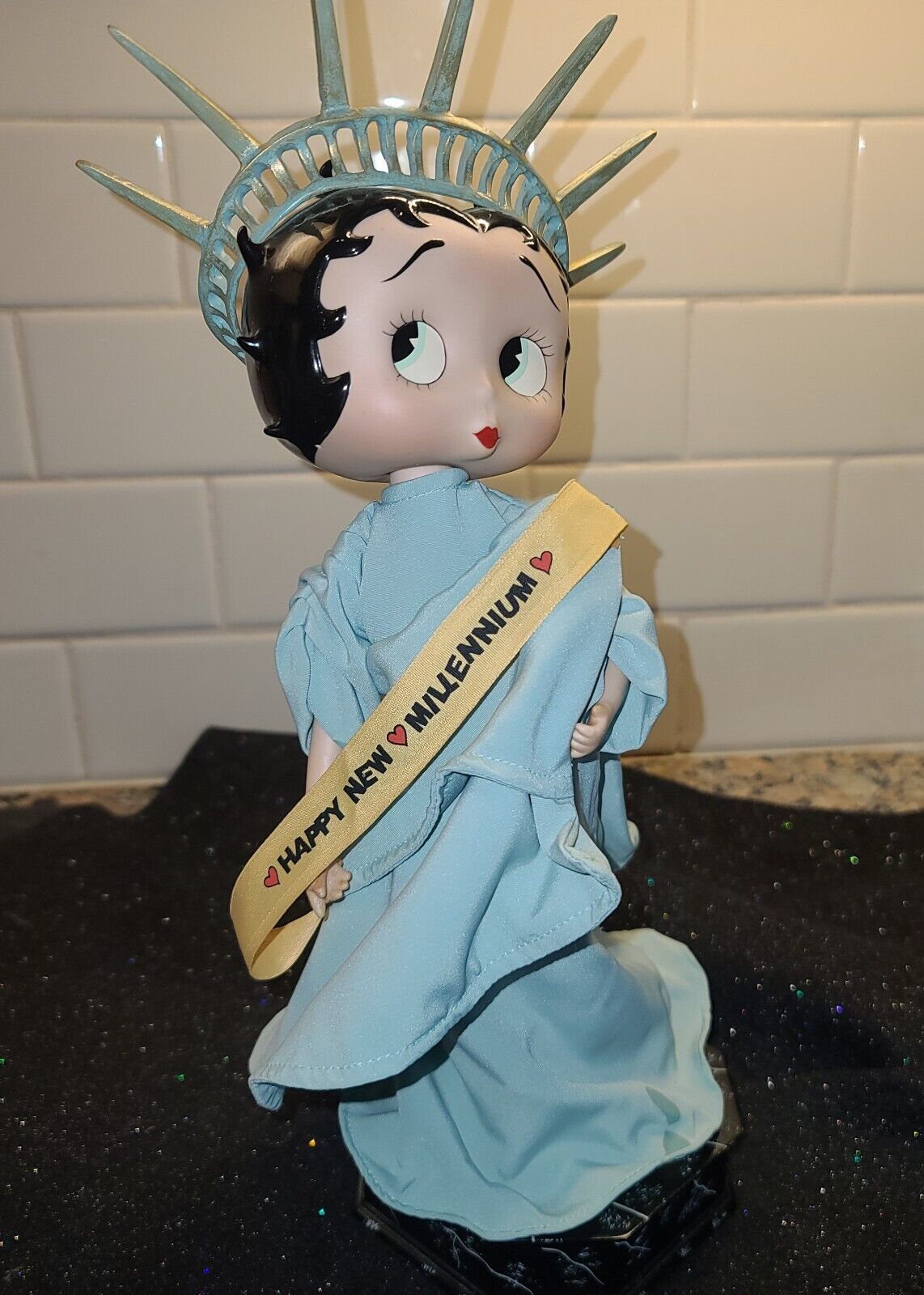 Vintage Danbury Mint Betty Boop Miss Liberty 2000 by Syd Hap Figurine