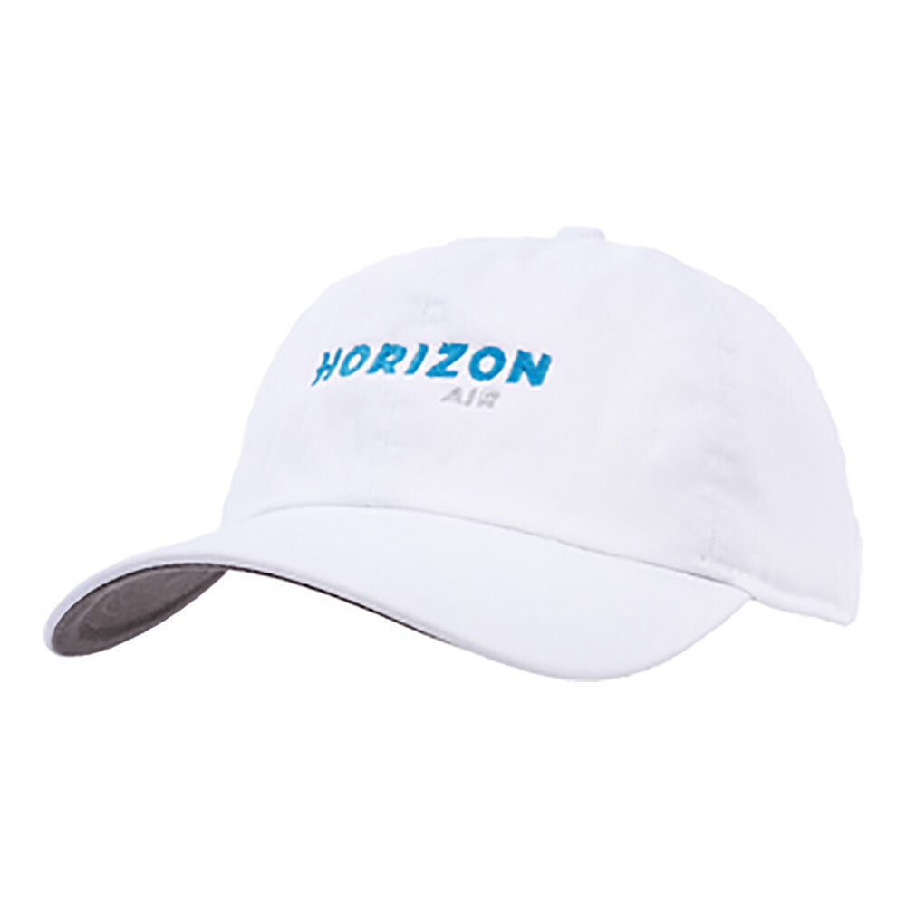 Horizon Air Embroidered Logo Adjustable White Twill Baseball Golf Cap Hat New
