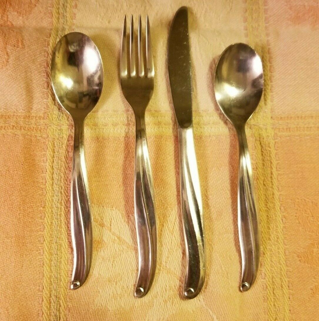25%OFF VINTAGE 1960s TWA Silverplated Flatware by International Silver 4 Pieces