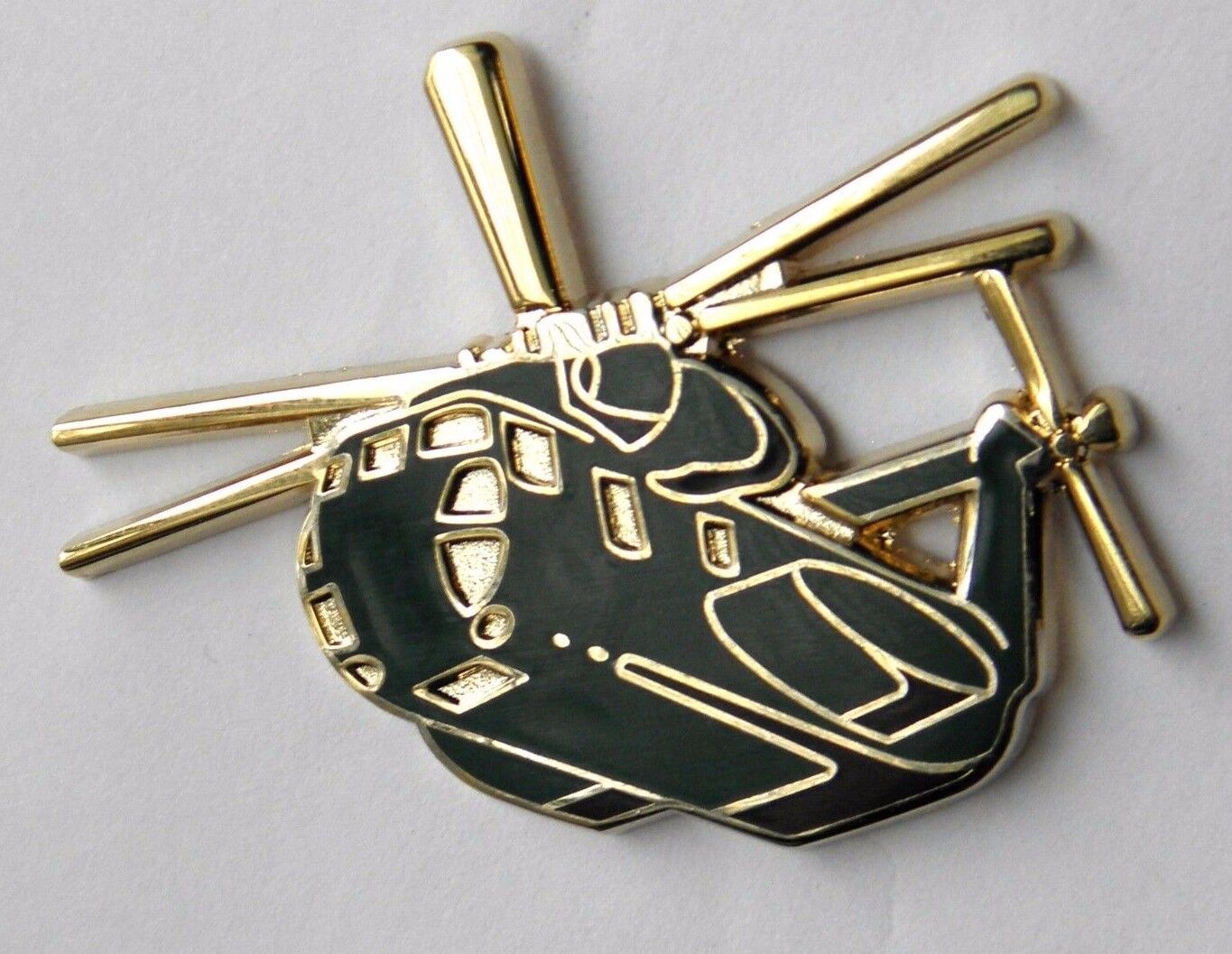 SEA STALLION SIKORSKY CH-53 TRANSPORTATION HELICOPTER LAPEL PIN BADGE 1.75 INCH