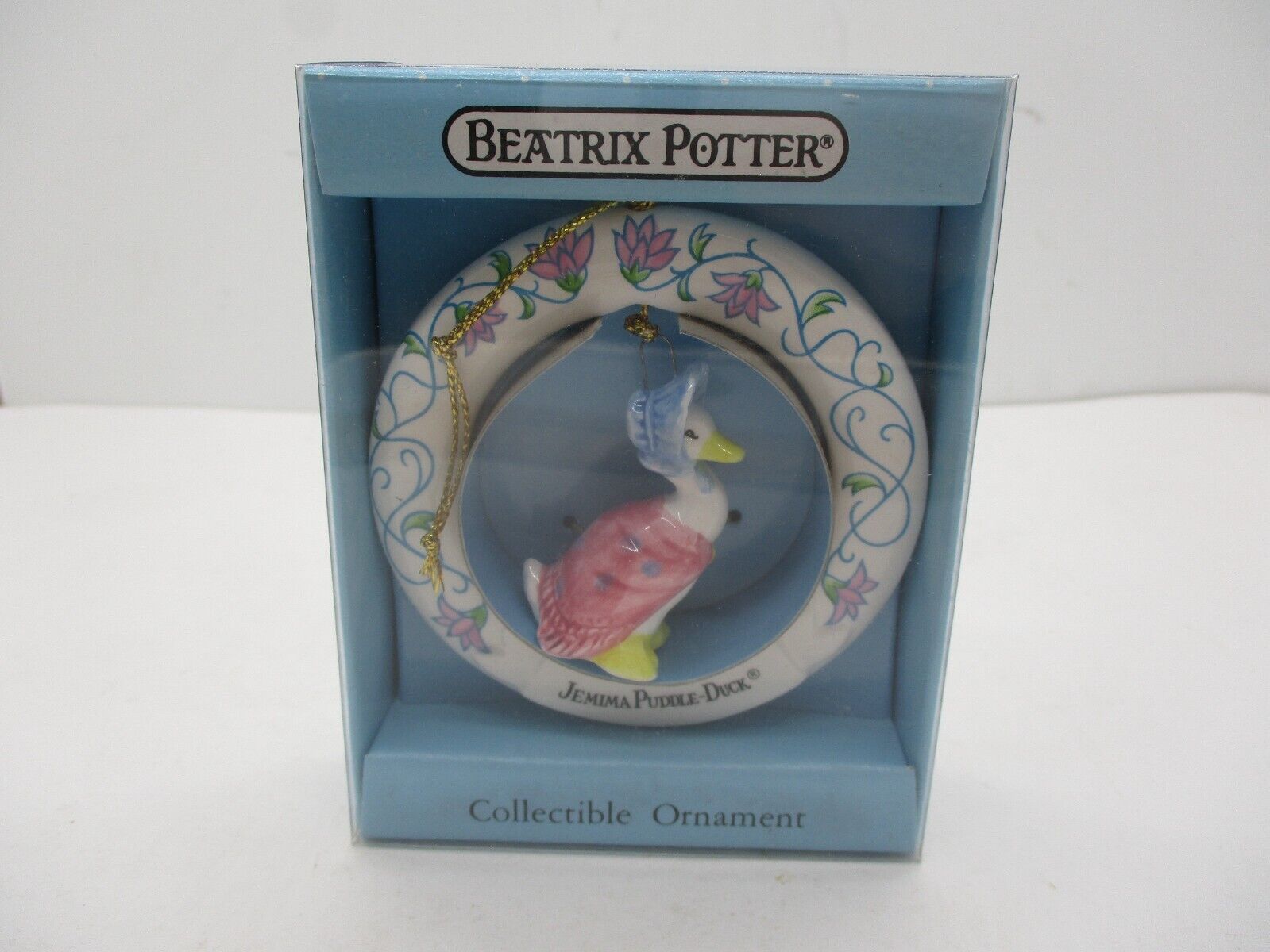 Vintage Schmid Beatrix Potter Jemima Puddle Duck Ornament
