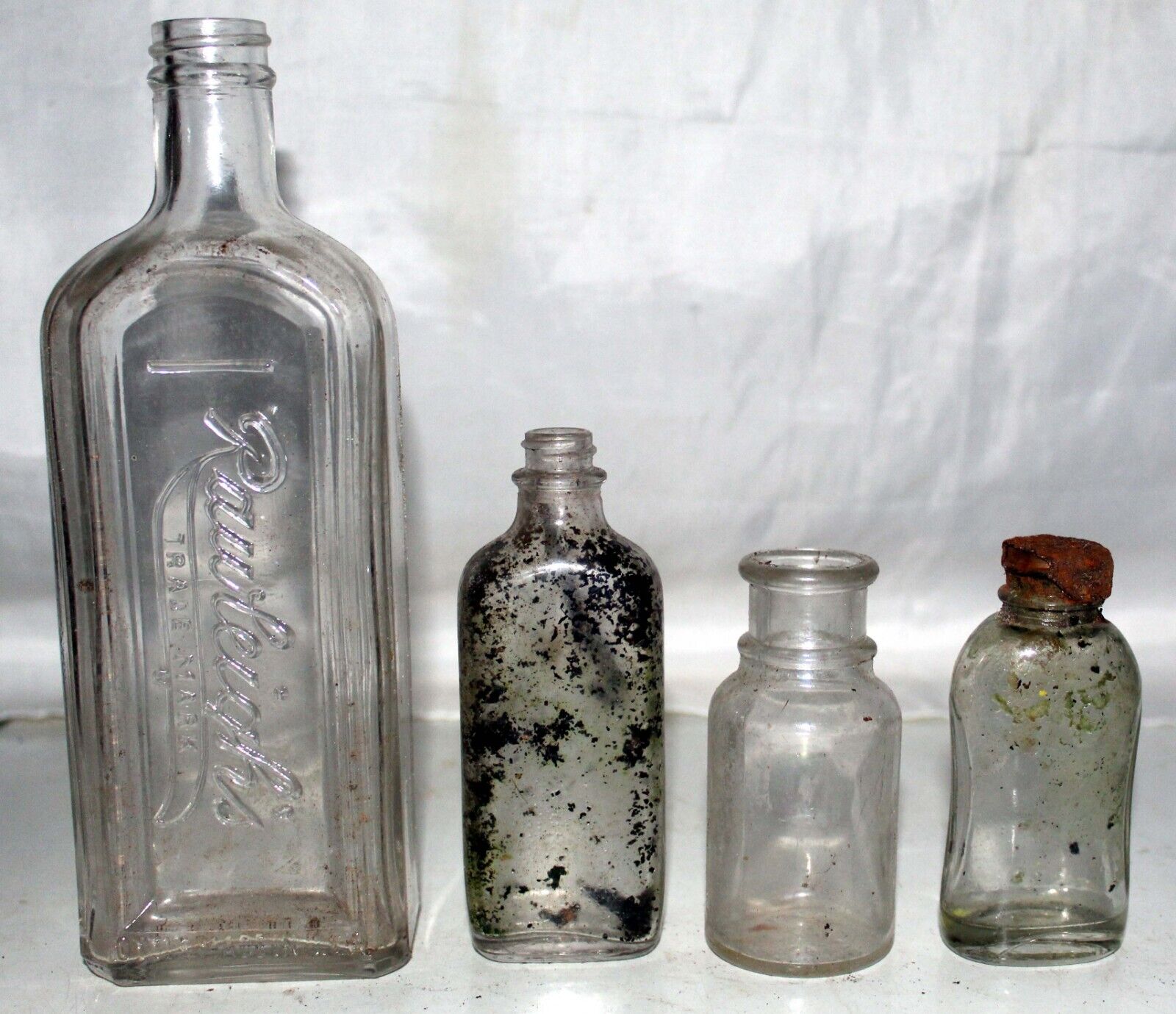 Vintage Pre-1930's Apothecary Bottle Lot (Rawleigh's) LOOK