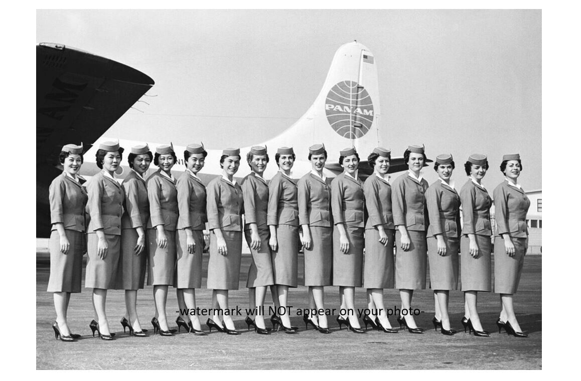 1959 Pan Am Stewardess PHOTO Pan American Airways Flight Attendants Girls