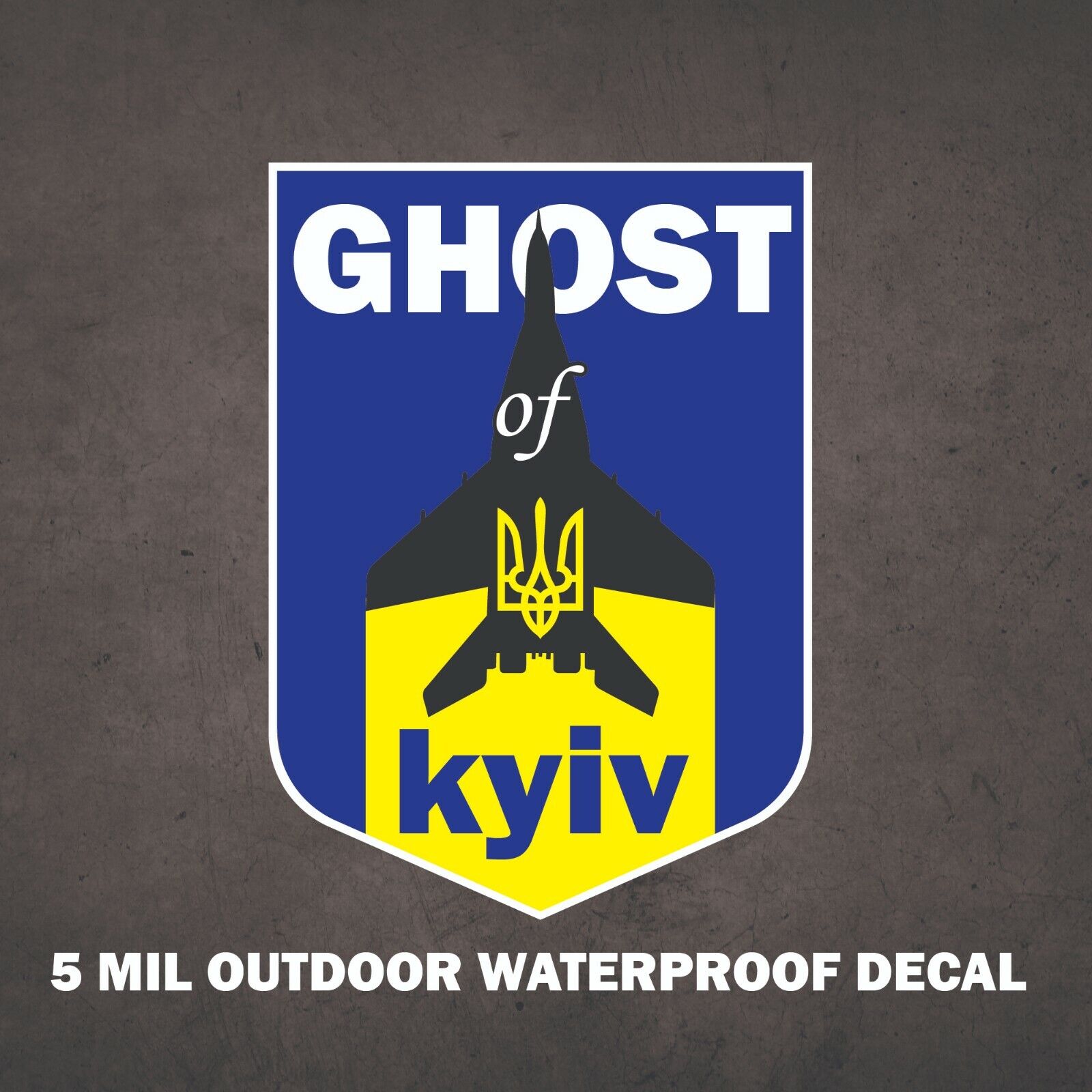 Ghost of Kyiv Decal|Free Ukraine|Hoosier Graphics