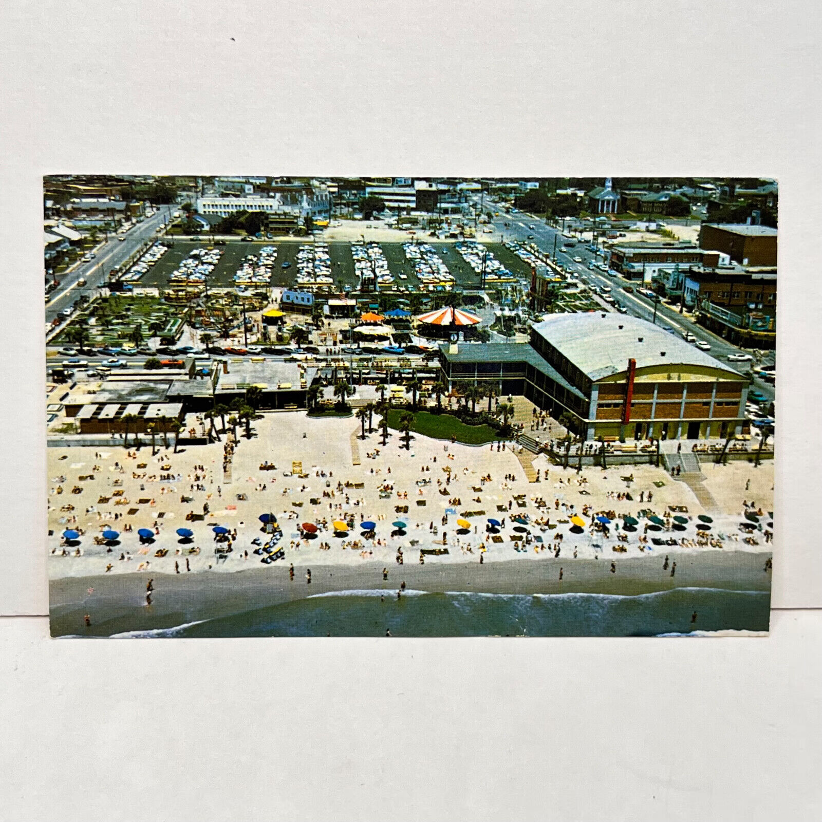 Vintage photo Chrome Postcard Myrtle beach SC Areal Birdseye view 1970s  M6