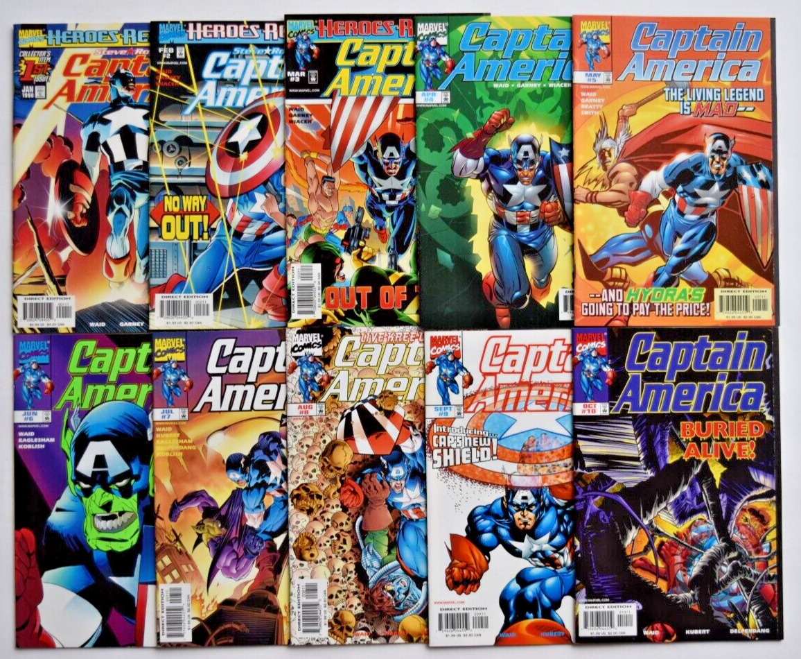 CAPTAIN AMERICA (1998) 39 ISSUE COMIC RUN#1-49 MARVEL COMICS