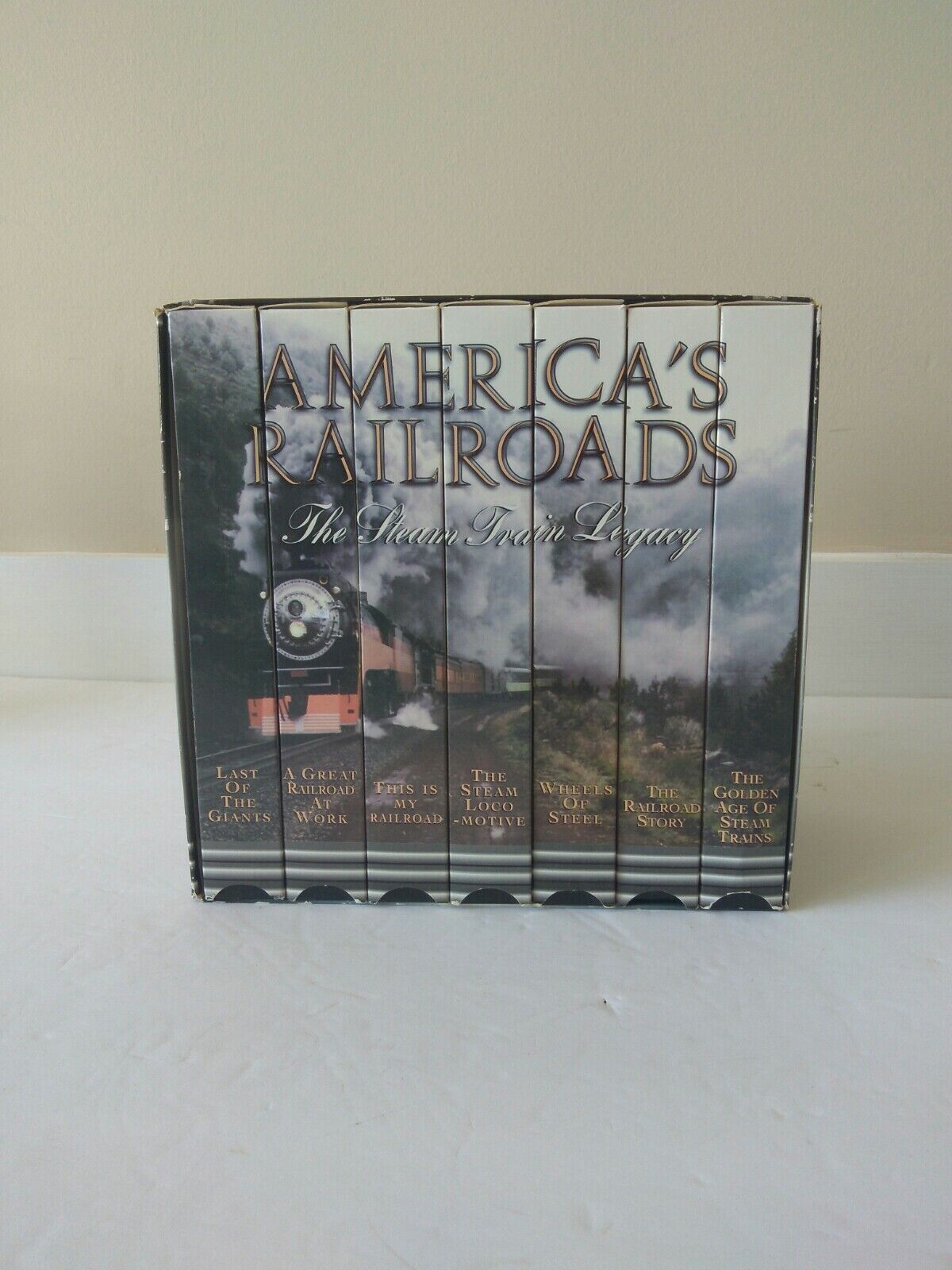 American Railroads The Steam Train Legacy VHS Video 7 Tape Set 