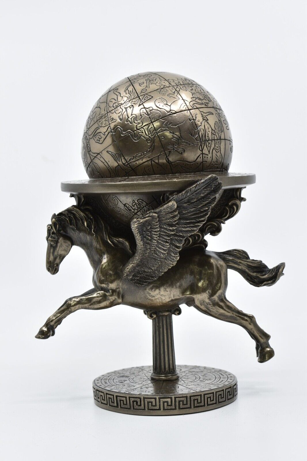 Pegasus Carrying The Heavens Bronze Finished Statue