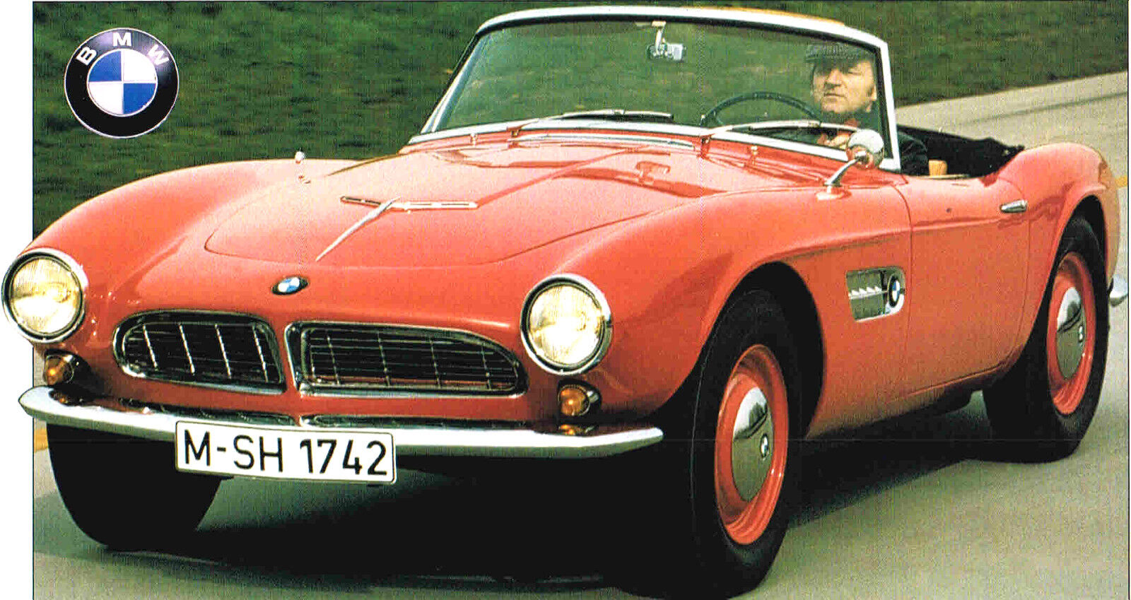 1956/1957/1958/1959  BMW 507 SPEC SHEET/Brochure