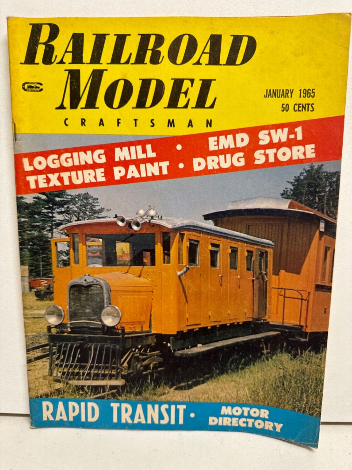 Railroad Model Craftsman Magazine January 1965